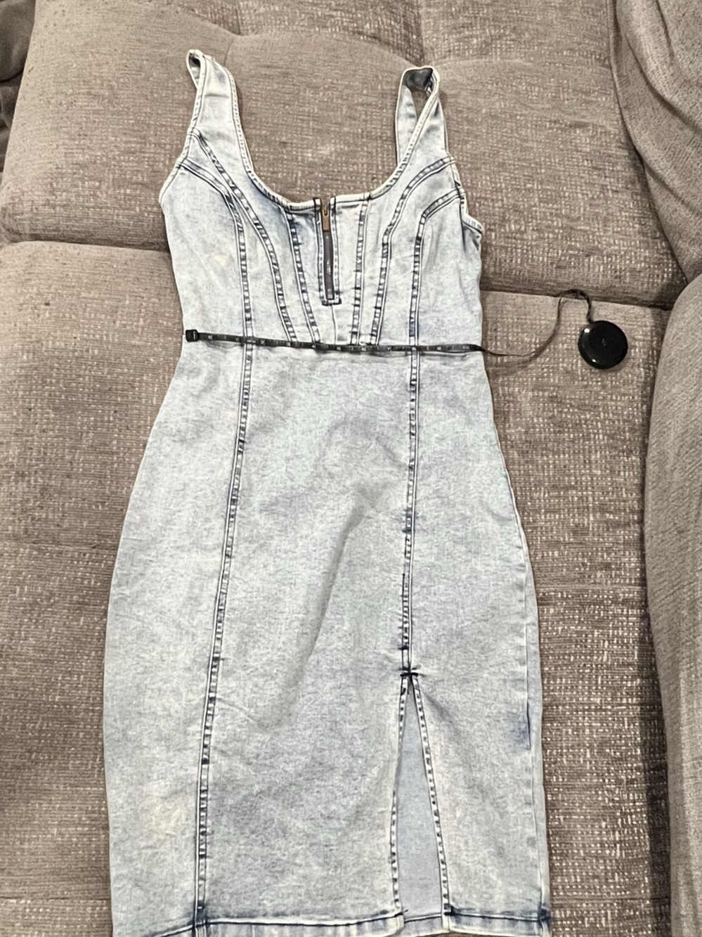 GUESS Denim Mini Dress in Blue Size Small Like New. T23